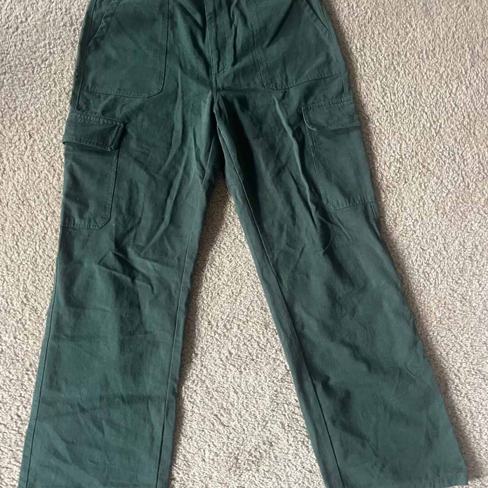 Francesca's Collections Green Cargo Pants